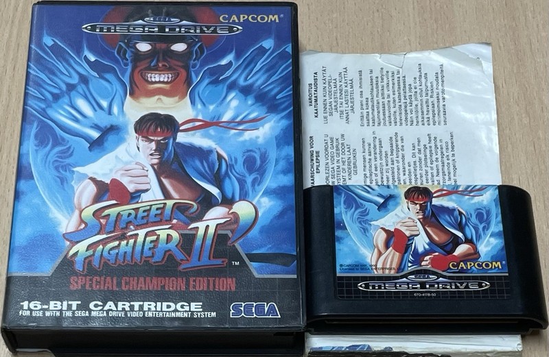 Street Fighter II 2 Special Champion Edition Sega Mega Drive 1993 Game Free Post