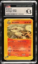 CGC 9.5 Arcanine 3/144 Skyridge Pokemon 2003 on eBay