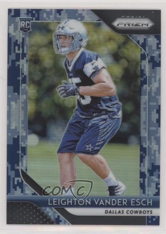 2018 Panini Prizm Camo 9/25 Leighton Vander Esch #250 Rookie RC 1be
