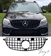 GT Panamericana Kühlergrill Glanz Schwarz für Mercedes GLE63S GLE63 AMG C292 W166 (2015 GT Panamericana Kühlergrill Glanz Schwarz für Mercedes GLE63S GLE63 AMG C292 W166 (2015