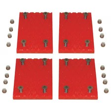 Caldwell Replacement Pads Rplc Lifting Pads, Unpainted Barrier, Pk4