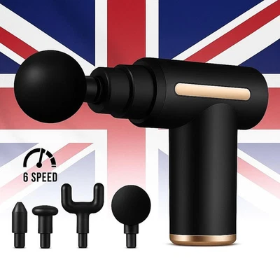 EVERESTBEAUTYⓇ Massage Gun Deep Percussion Massager Muscle Vibration Relaxing Therapy Tissue UK