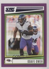 2022 Score Purple Odafe Oweh #187 13c4