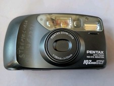 Pentax IQZoom EZY 35mm Film Point Shoot Camera 38mm-70mm Zoom Untested