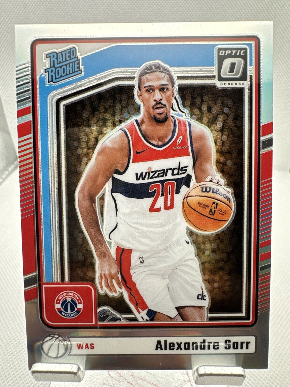 2024-25 Panini Donruss - Optic Rated Rookies Preview Alexandre Sarr #P-215 Holo