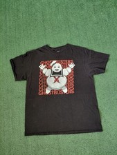 Ghostbusters Marshmallow Man Stay Puft Movie Retro Black T Shirt Sz Large