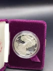 1989 S S$1  American Eagle One Ounce Silver Proof Coin with Box & COA OGP