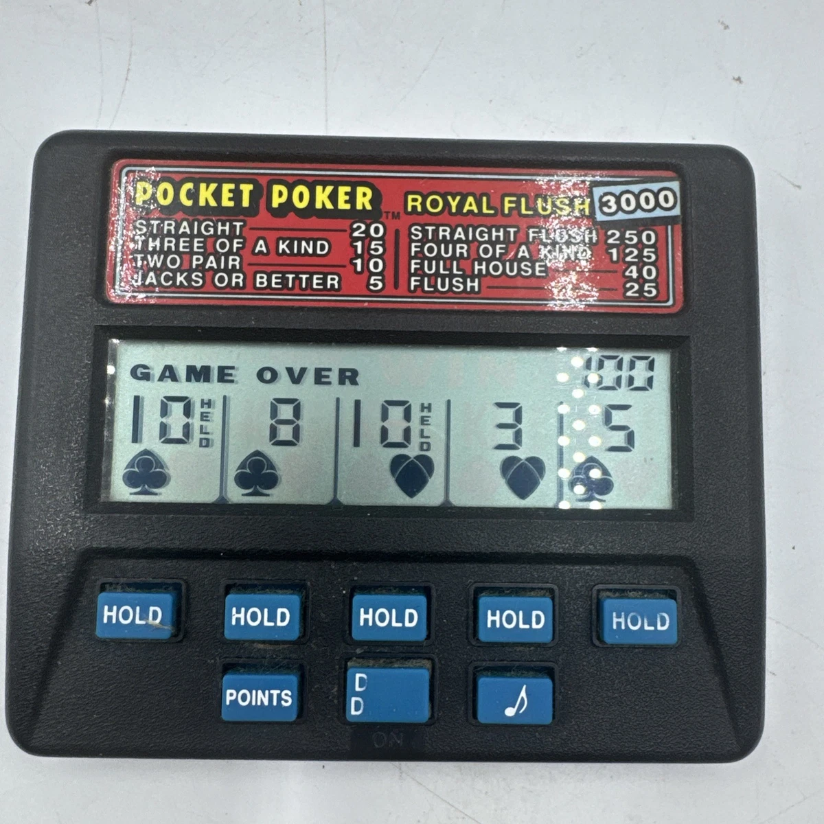 12-16 Years Poker Handheld Electronic Game Electronic Games for
