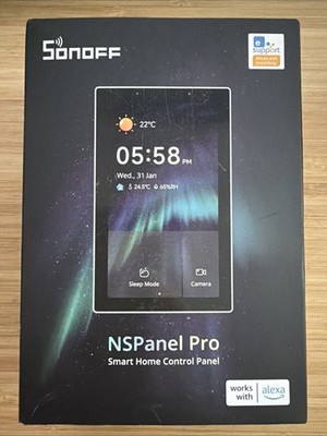 SONOFF NSPanel Pro 120 Smart Home Control Panel Built-in Zigbee- WHITE 120PW