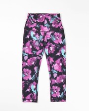 Lululemon High Rise Wunder Under Worout Fitness Yoga Leggings Floral Tie-Dye 6