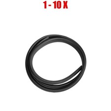 For 2012-18 Ford Focus Black Car Door Seal Rubber Weather Strip Edge Trim 1-10x