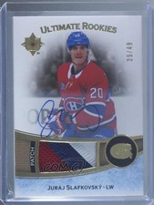 2022-23 Ultimate Collection Rookies 25/49 Juraj Slafkovsky #189 Patch Auto 1pt6