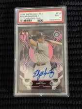 2019 Topps High Tek - High Tek Autographs Edgar Martinez #HTA-EM Pink /75 (AU)