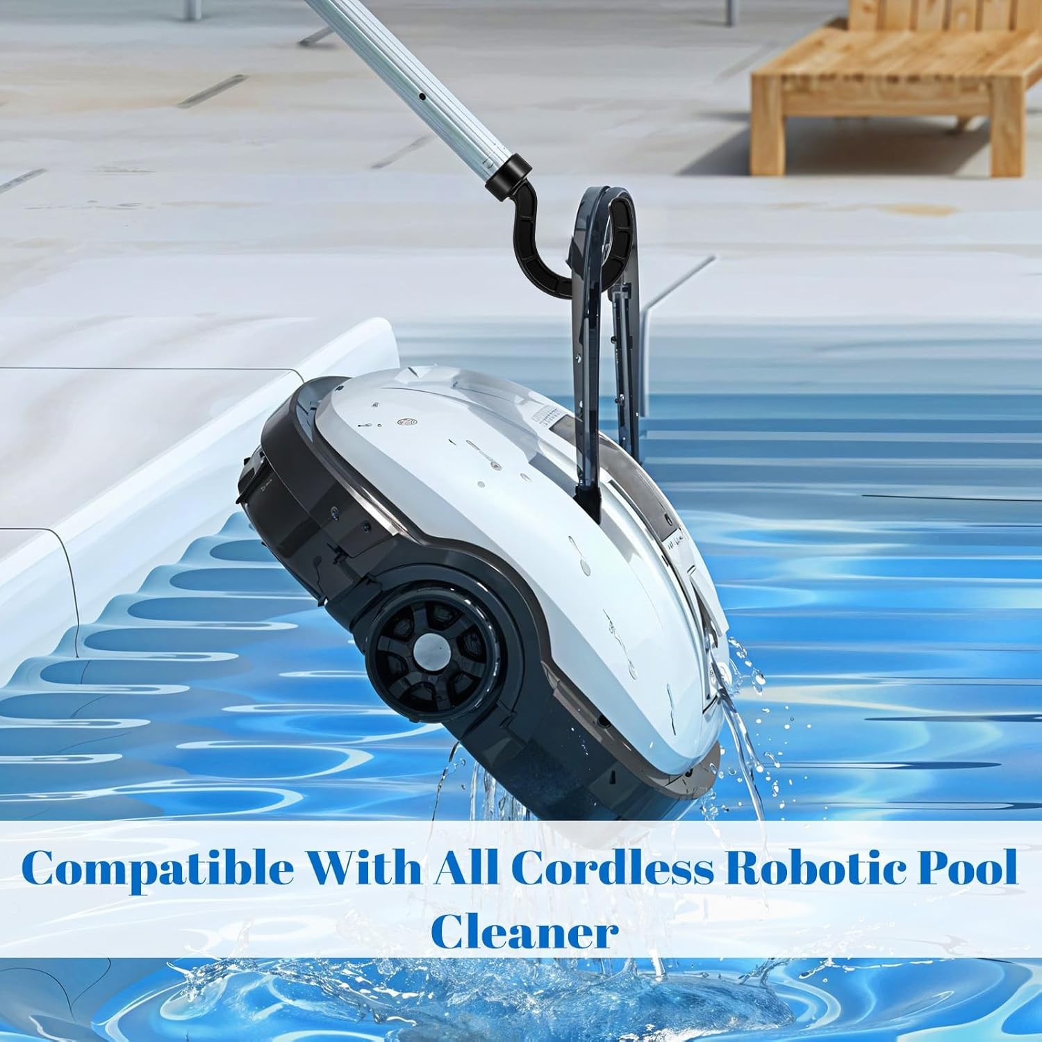 Universal Pool Hook, Multifunctional Pool Pole Hooks Accessories for All Robotic