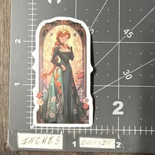 Small Anna Princess Frozen Humor Sticker For Bottle Case Laptop Phone Ect New22