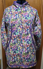 Alaska Native Kuspuk - Lined Hood / Front Pocket / 1/4 Zipper Size L