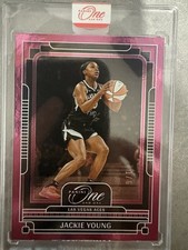 2025 Panini WNBA One and One Jackie Young #75 Pink Holo 1/6