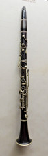 Antique Henry Pourcelle Albert System 2 Ring Wood Clarinet with Roller Keys