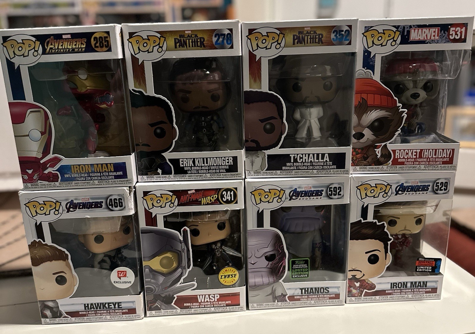S (hawkeye, Wasp, Black Panther, Thanos And More)