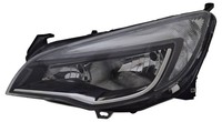 Scheinwerfer Links FüR Opel Astra J 2012-2015 H7 Schwarz Chrom Lwr Stellmotor