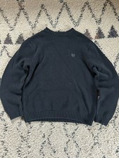 Chaps Ralph Lauren USA Vintage 90s Crew Neck Knitted Sweater Medium