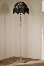 M&S X National Gallery Floor Lamp Base in Antique Brushed Brass H140cm