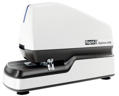 Rapid Elektrisches Heftgerät Optima 60E, weiß/grau/blau