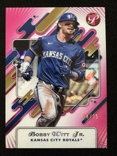 Bobby Witt Jr. 2025 Topps Pristine #161 Pink Refractor /15 Royals