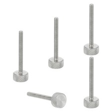 M3x30mm Knurled Thumb Screws 10mm Dia. Stainless Diamond Knurled Screw 5 Pcs