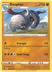 Donphan 092/195 Silver Tempest Uncommon Pokemon Card