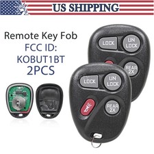 2 For 1998 1999 2000 2001 Chevrolet Trailblazer Gmc Jimmy Car Remote Key Fob 4b 2 For 1998 1999 2000 2001 Chevrolet Trailblazer Gmc Jimmy Car Remote Key Fob 4b