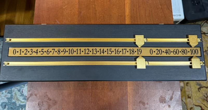 Wooden Wall-Mounted Scoreboard for Snooker,Billiards, Pool Table and Shuffleboar