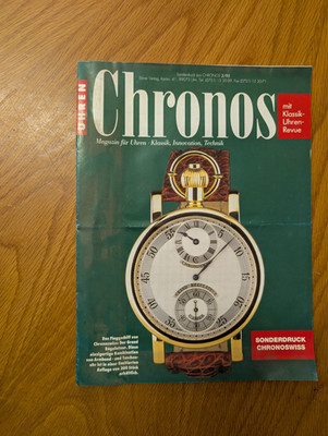 Chronos Sonderdruck über die Marke Chronoswiss.
