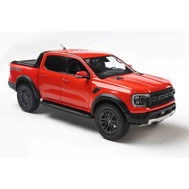 Ford Ranger Raptor 2024 Solido Orange 1/18 Portes Ouvrantes Métal