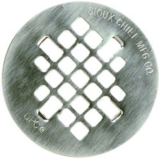 SIOUX CHIEF 827-2SNPK2 SHOWER DRAIN STRAINER 4-1/4" SATIN NICKEL