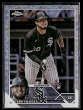 Lenyn Sosa 2023 Topps Chrome Logofractor Edition #114 Rookie Chicago White Sox