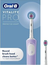 Image of Oral-B Vitality Pro Electric Toothbrush- Lilac (78251) 2 heads ready description