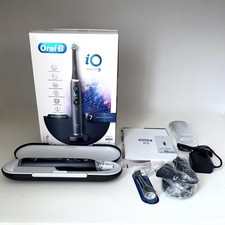 Oral-B iO Series 9 Electric Toothbrush Black Onyx With Travel Case Charger Used