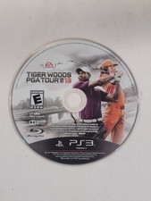 Tiger Woods PGA Tour 13 (Sony PlayStation 3, 2012) DISC & MANUAL ONLY