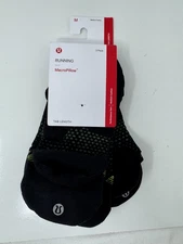 Lululemon MacroPillow Tab Running Socks 3 Pairs Black Women's  Size M 6.5-8.5