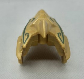 Lego(70503)Ninjago: Gold Dragon Head With Green Highlights, Part 93071