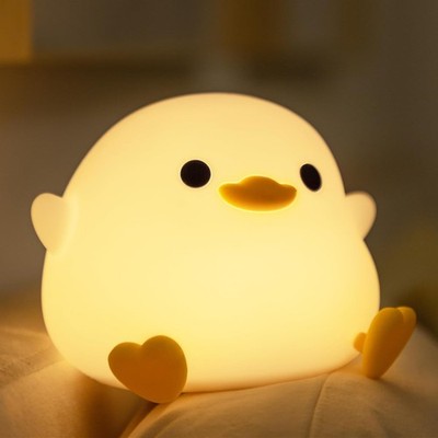 Nachtlicht Dodo Duck, Silikon-Entenlampe, wiederaufladbar, Touch Sensor, für