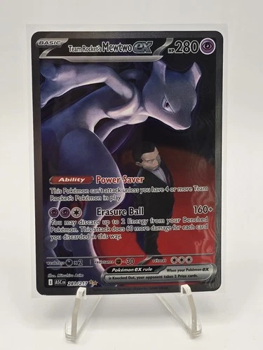 🔥🔥🔥Pokémon TCG Team Rockets Mewtwo EX 281/217🔥🔥🔥