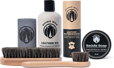 Leather Boot Care Kit - 6 Piece Maintenance Bundle Includes - Boots Oil +... 