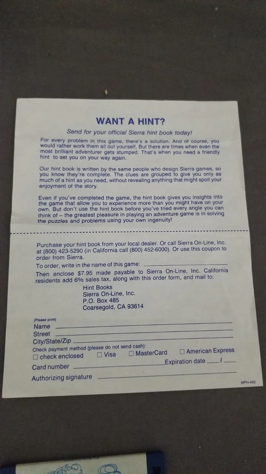 Vintage 1985 Walt Disney The Black Cauldron Atari ST Computer Big Box Game CIB - Image 4 of 4