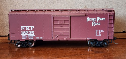 Ferrocarril de carretera de placa de níquel 40' vagón de carga 18735 con ruedas de metal Kadee Con Cor HO | Zustand: New
