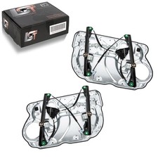 2x Fensterheber mit Metallplatte Set vorne links rechts für VW POLO 9N 4/5 Türer
