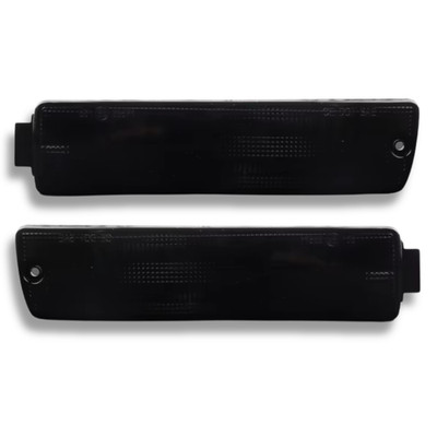 VW Golf Jetta MK2 Front Blinker Set 90-92 Schwarz Bumper Repeater Paar