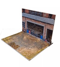 Background car model display Scale 1:24 Auto garage 1/24 Diorama model Miniature
