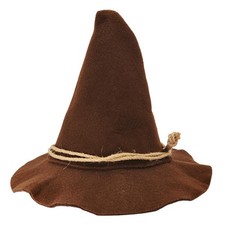 nigsouy Witch Wizard Hat for Adults, Felt Wide Brim Pointed Hat, Oktoberfest,...